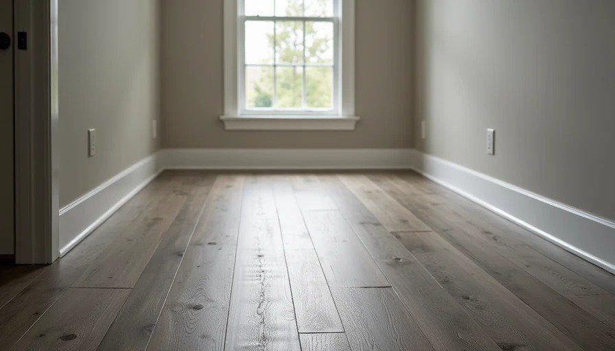 Luxury vinyl plank flooring in high traffic area
