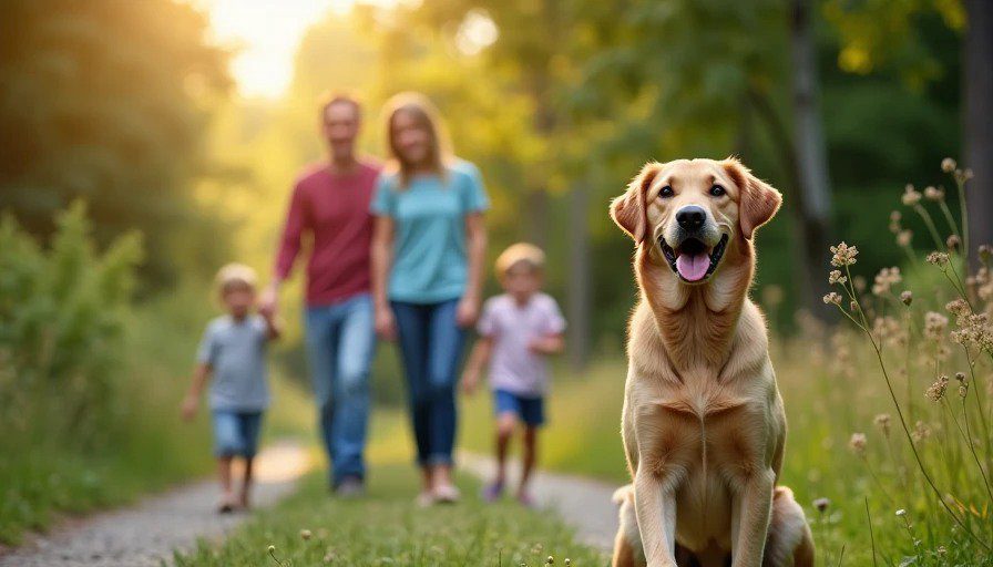 What it's all for Family time with kids and Otis