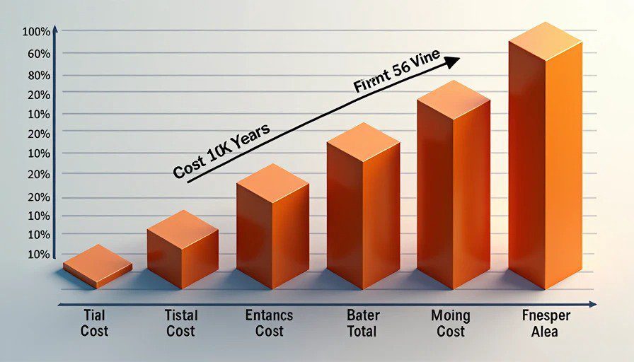 Flooring cost per year analysis chart