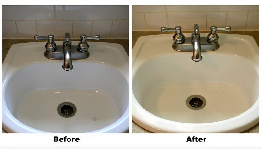 Faucet upgrade before and after