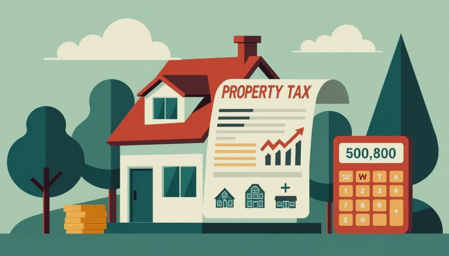Illustration for property tax tips