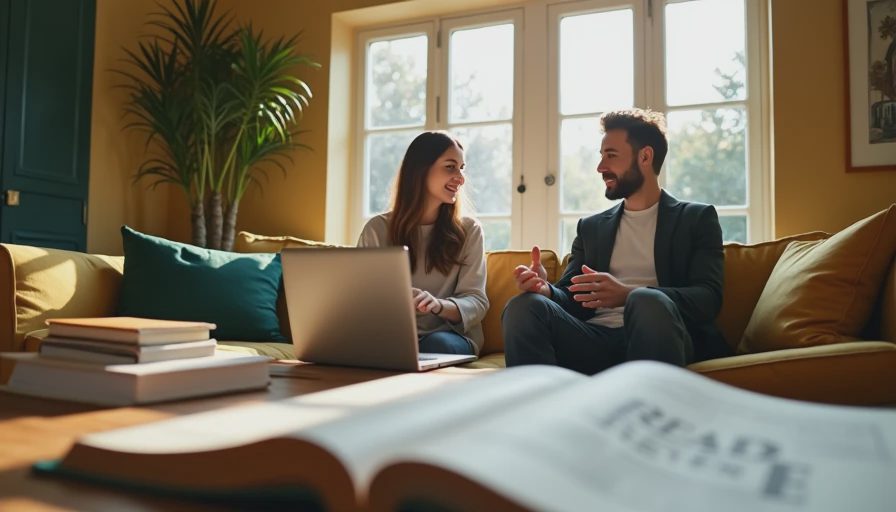 Visual context for real estate books