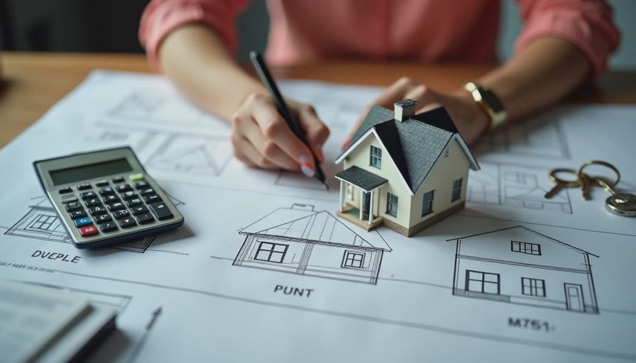 Visual context for duplex construction loan