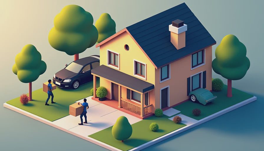 Visual context for turnkey home