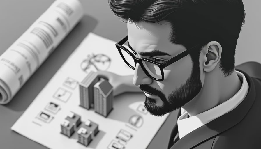 Illustration for how to build a rental portfolio