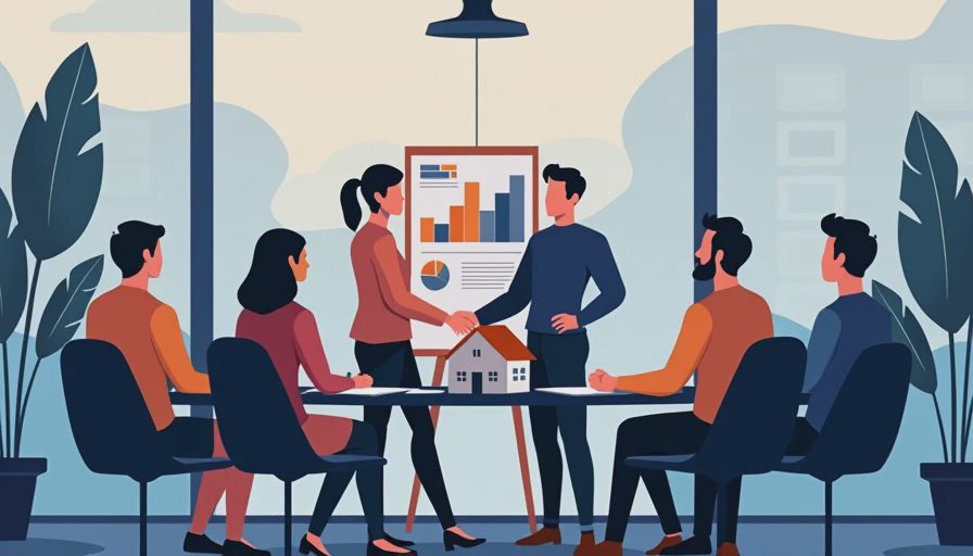 Visual context for how to find investors for real estate